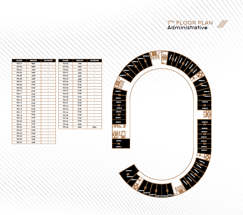 Floor plan for  at East Tower
