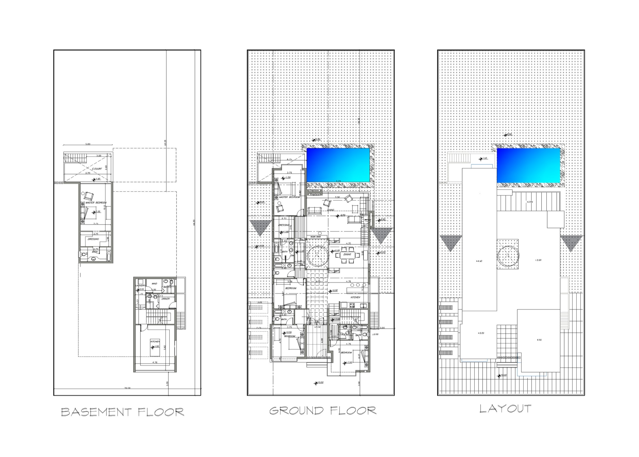 Floor plan for villa at The Waterway North Coast