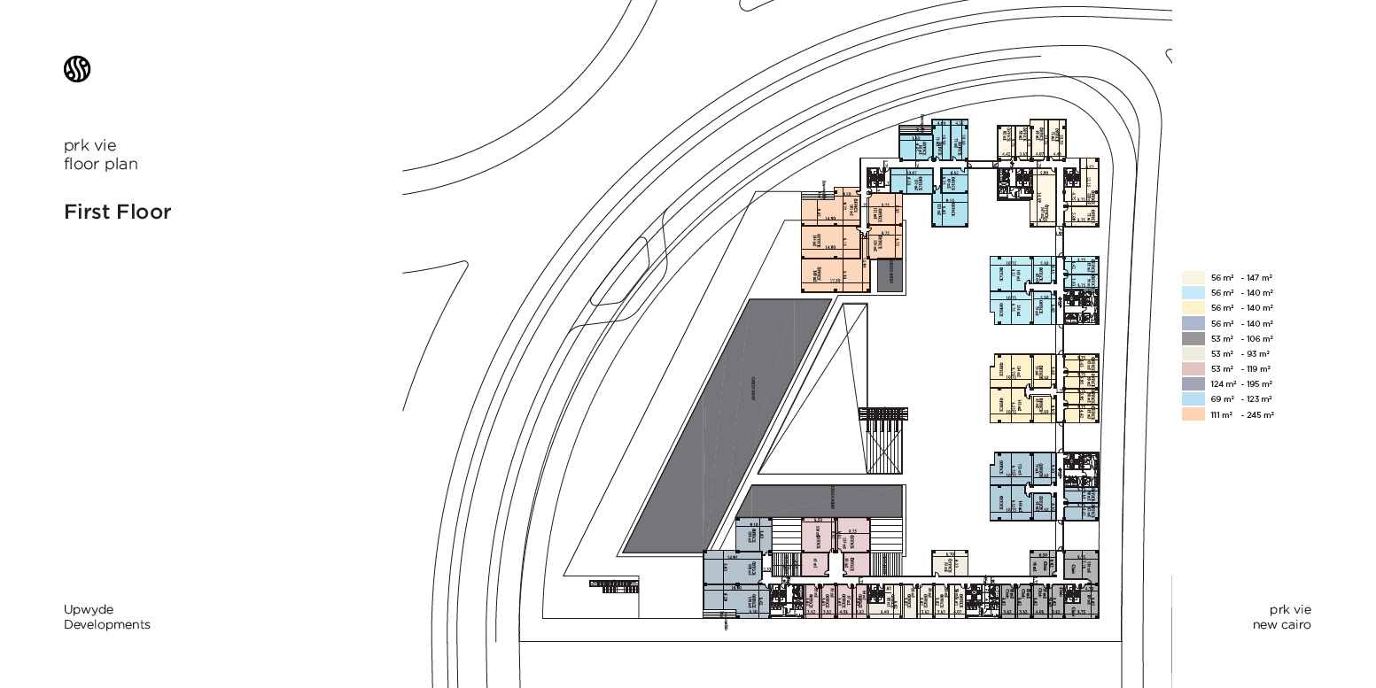Floor plan for  at Prk Vie