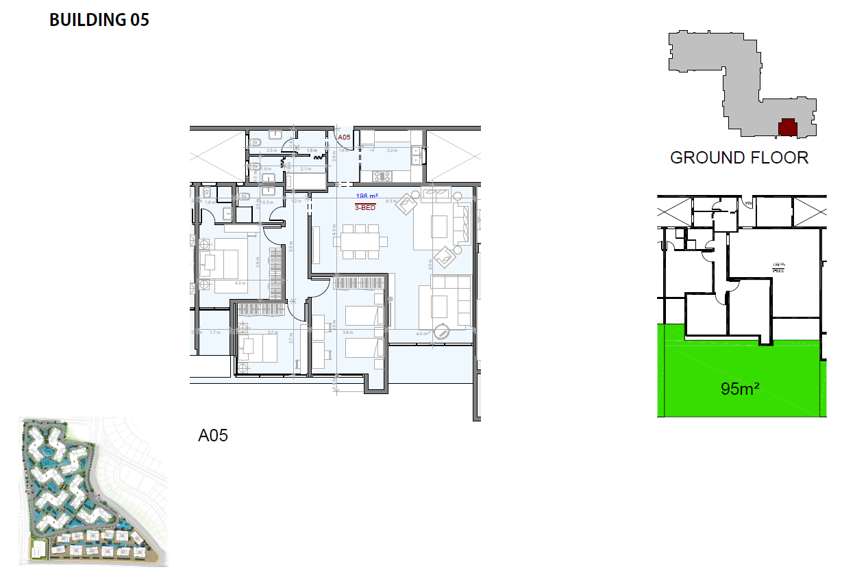 Floor plan for apartment at The View Waterway
