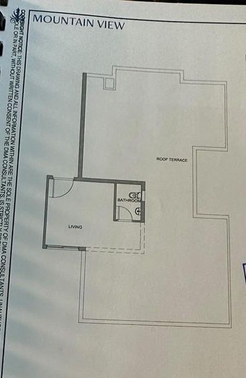 Floor plan for penthouse at Mountain View ICity New Cairo