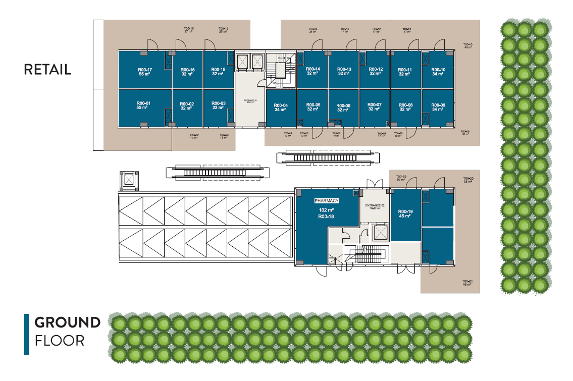 Floor plan for  at 4T1 Tower