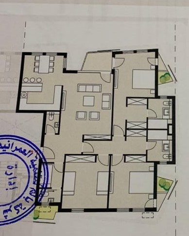 Floor plan for apartment at Badya