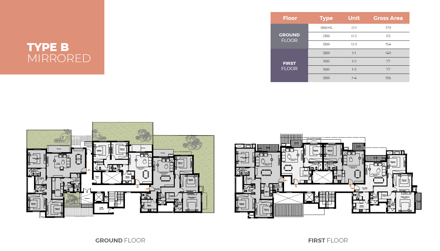 Floor plan for apartment at O West Orascom