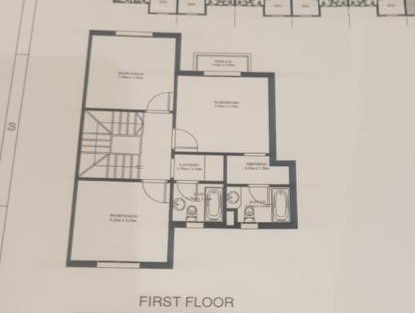 Floor plan for townhouse at Mountain View Ras El Hekma