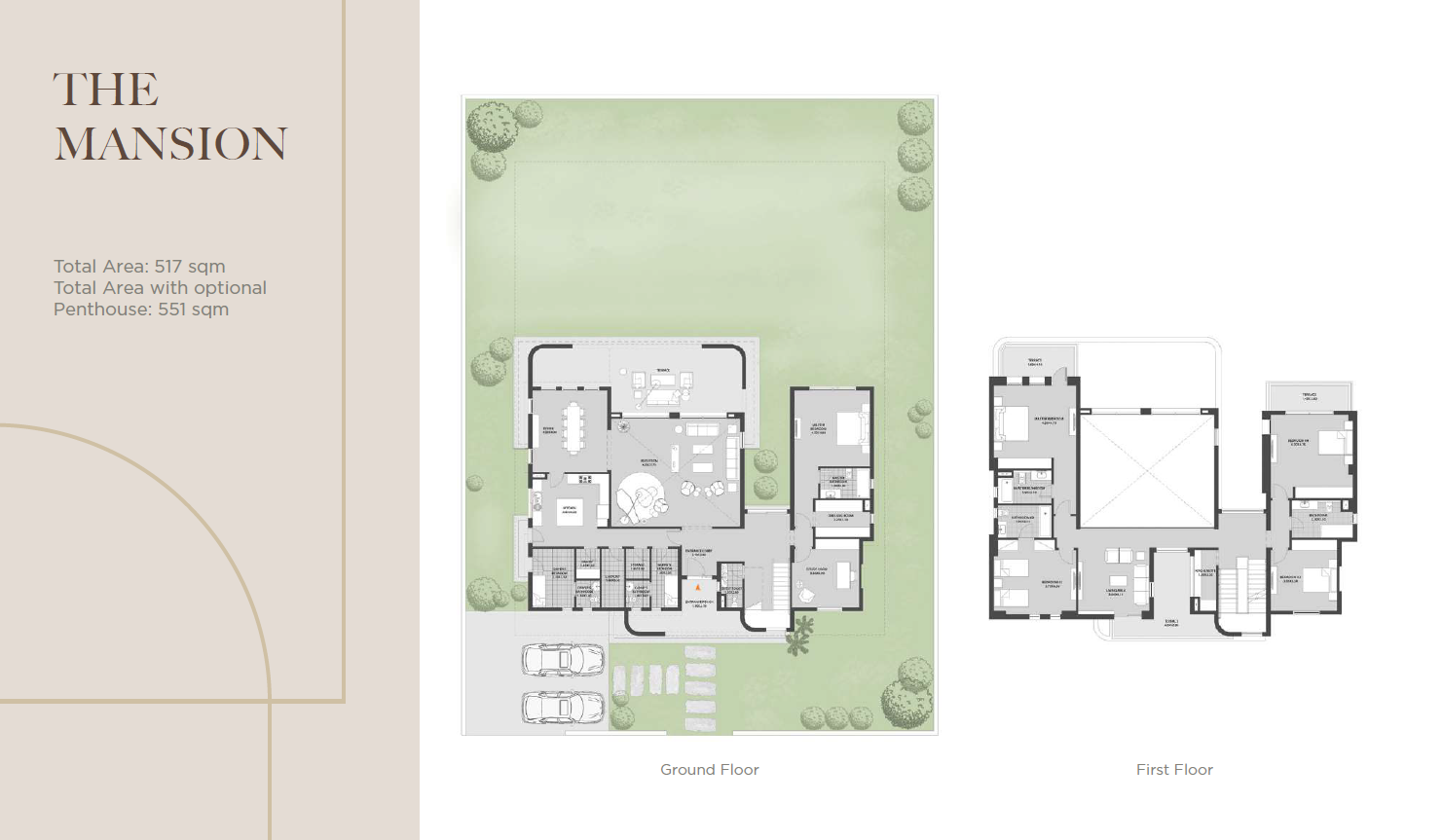 Floor plan for villa at O West Orascom
