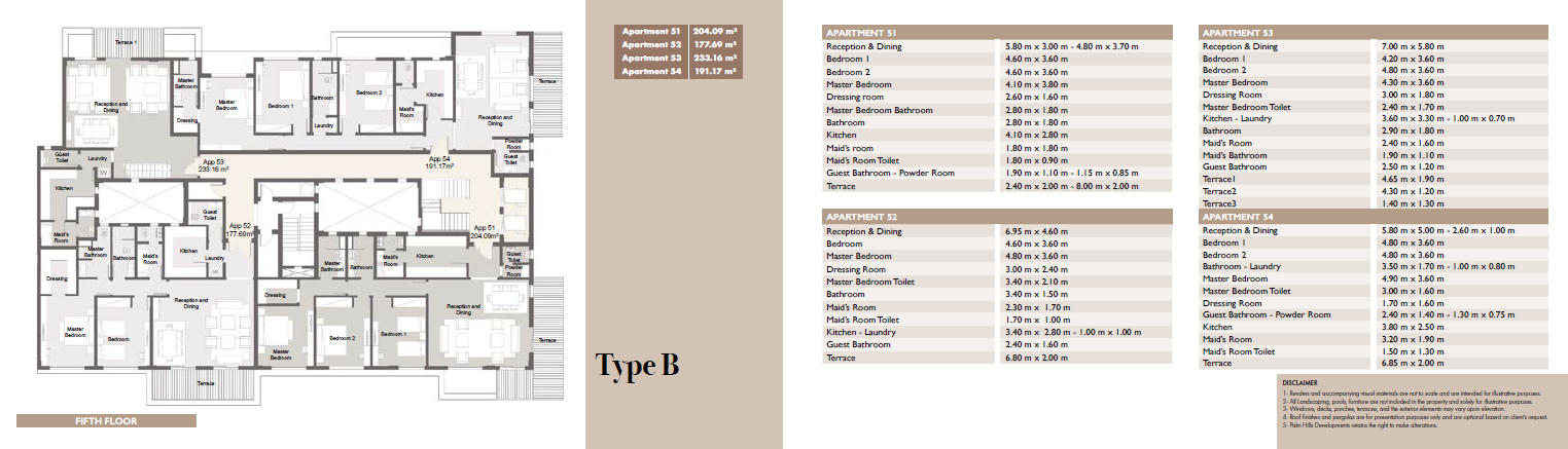 Floor plan for duplex at Palm Hills Alexandria