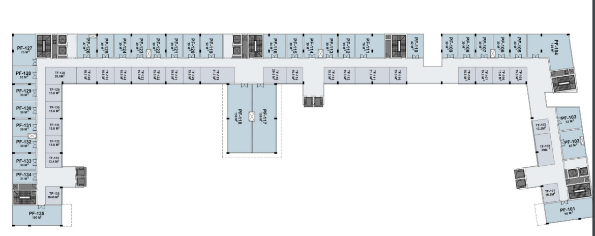 Floor plan for  at The Loft Plaza