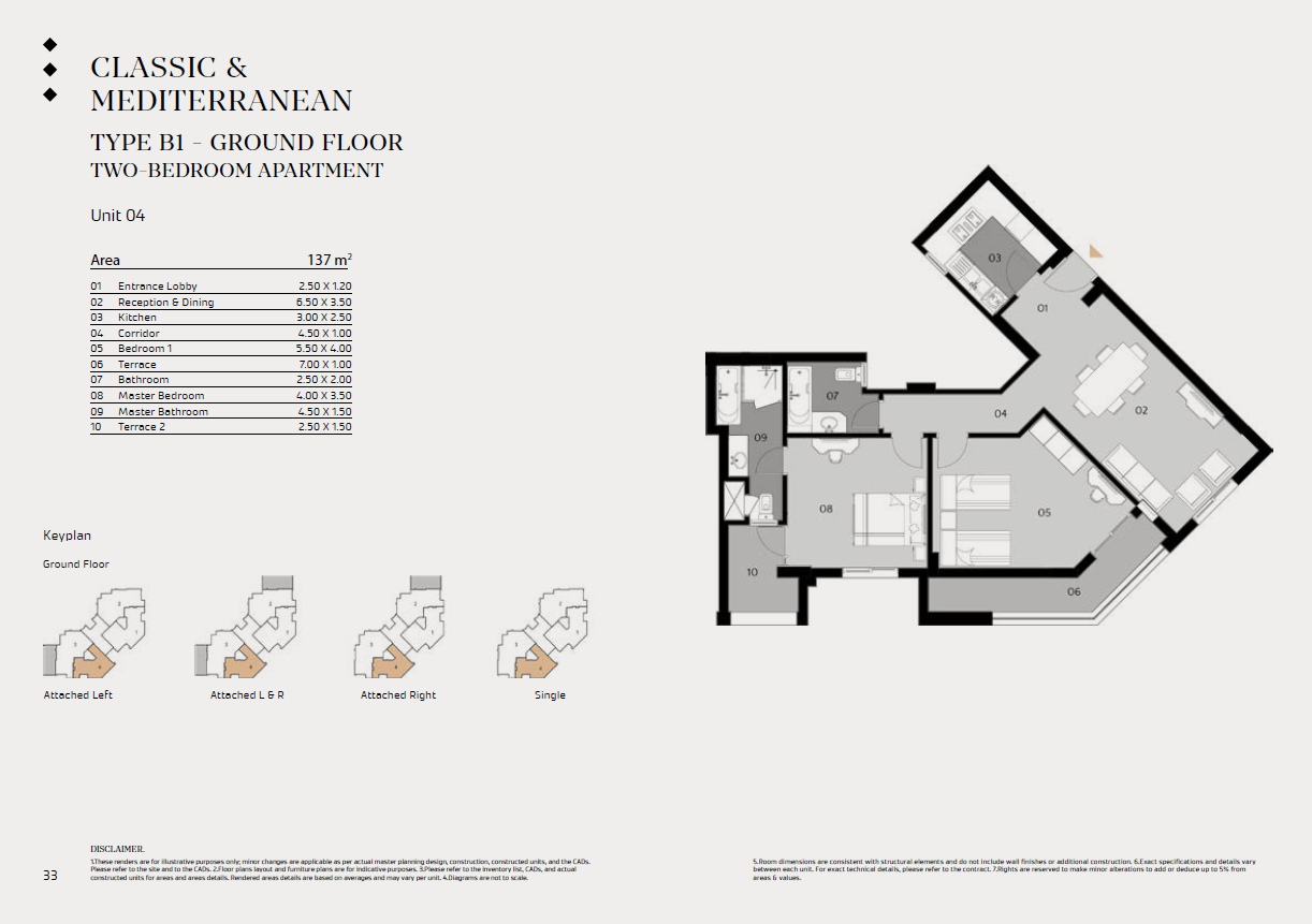 Floor plan for apartment at Al Maqsad Residences