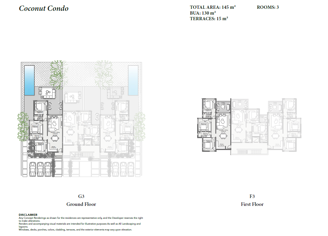 Floor plan for chalet at Zoya Ghazala Bay