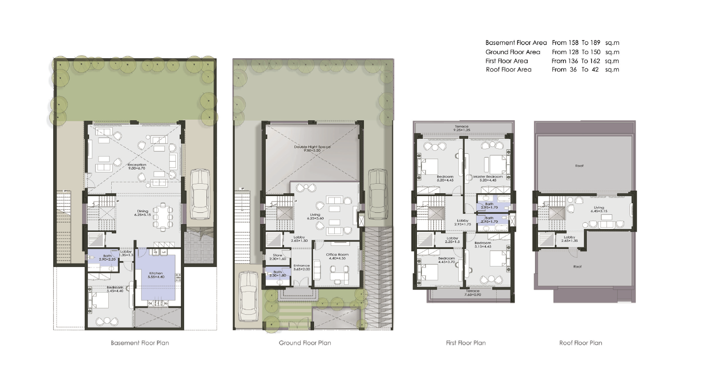 Floor plan for villa at El Patio Casa