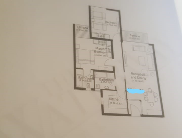 Floor plan for apartment at The Capitalway