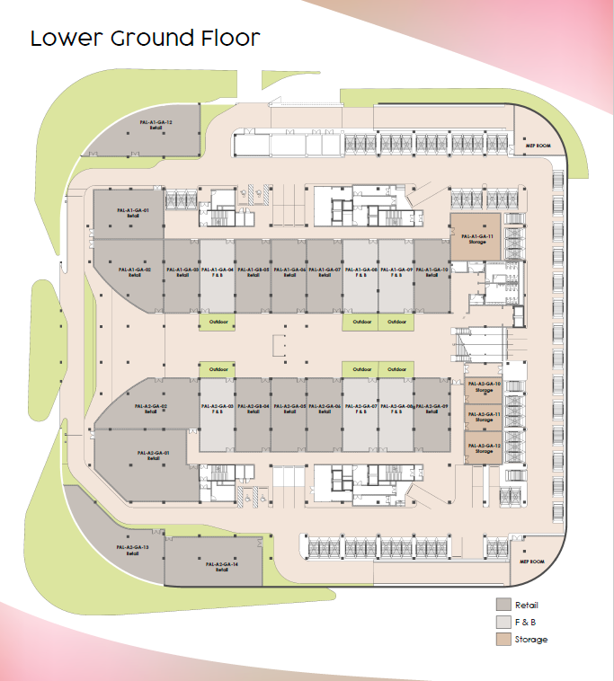 Floor plan for  at Palmet