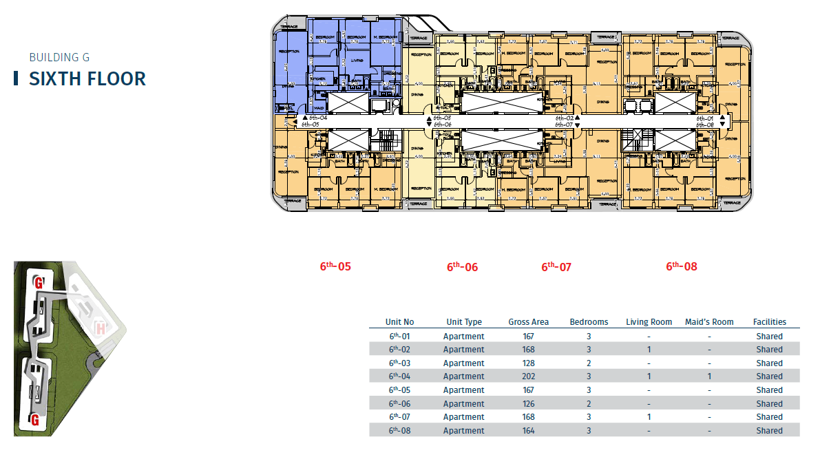 Floor plan for apartment at Bloomfields