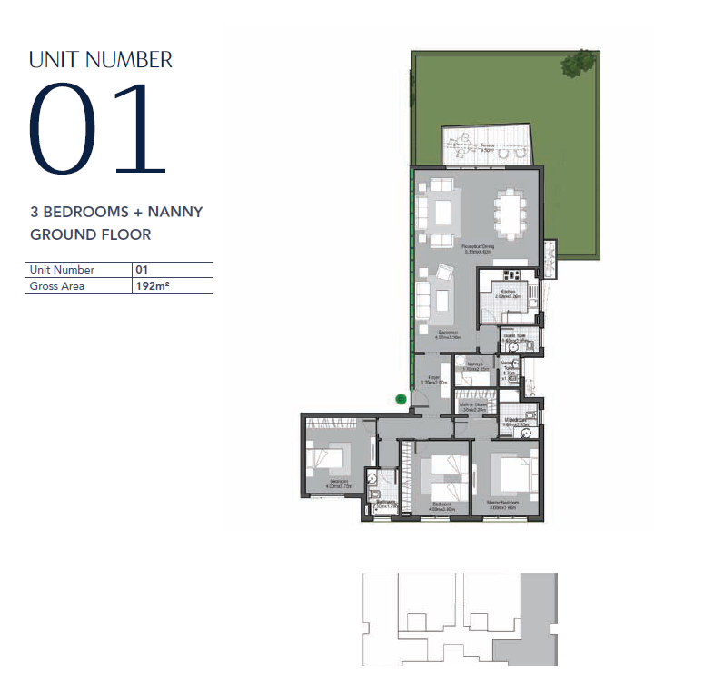 Floor plan for apartment at V Residences By Villette