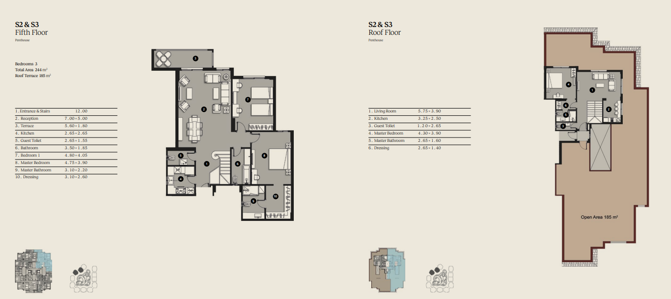 Floor plan for duplex at Ninety Avenue