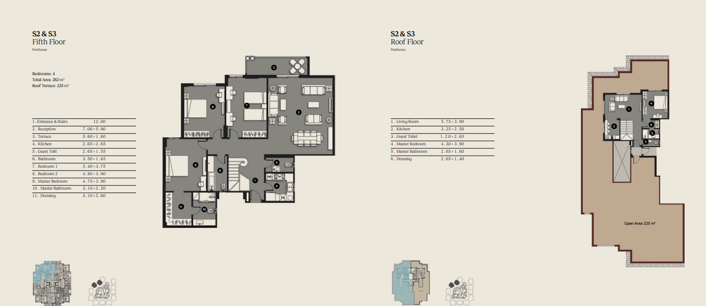 Floor plan for duplex at Ninety Avenue