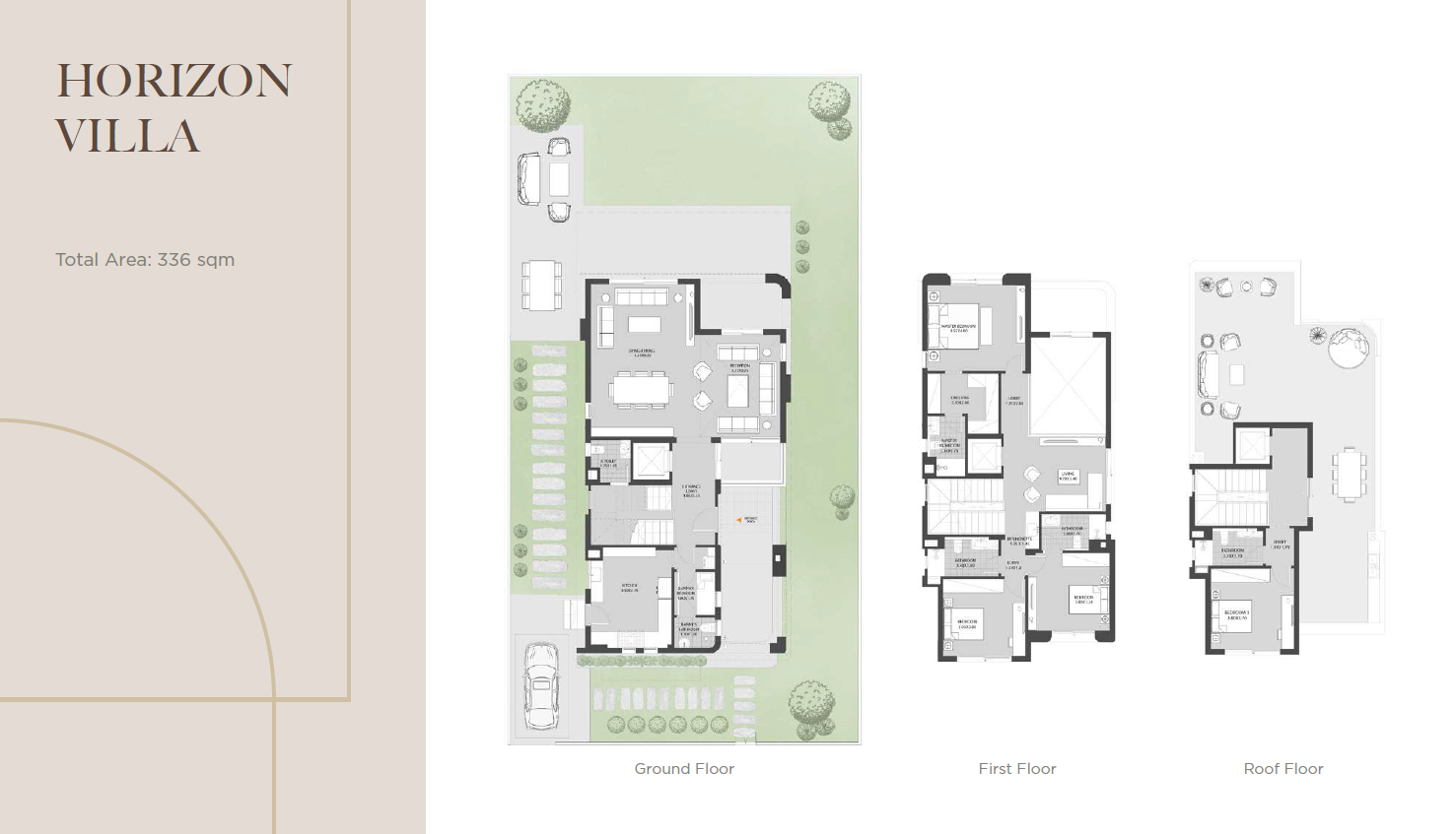 Floor plan for villa at O West Orascom