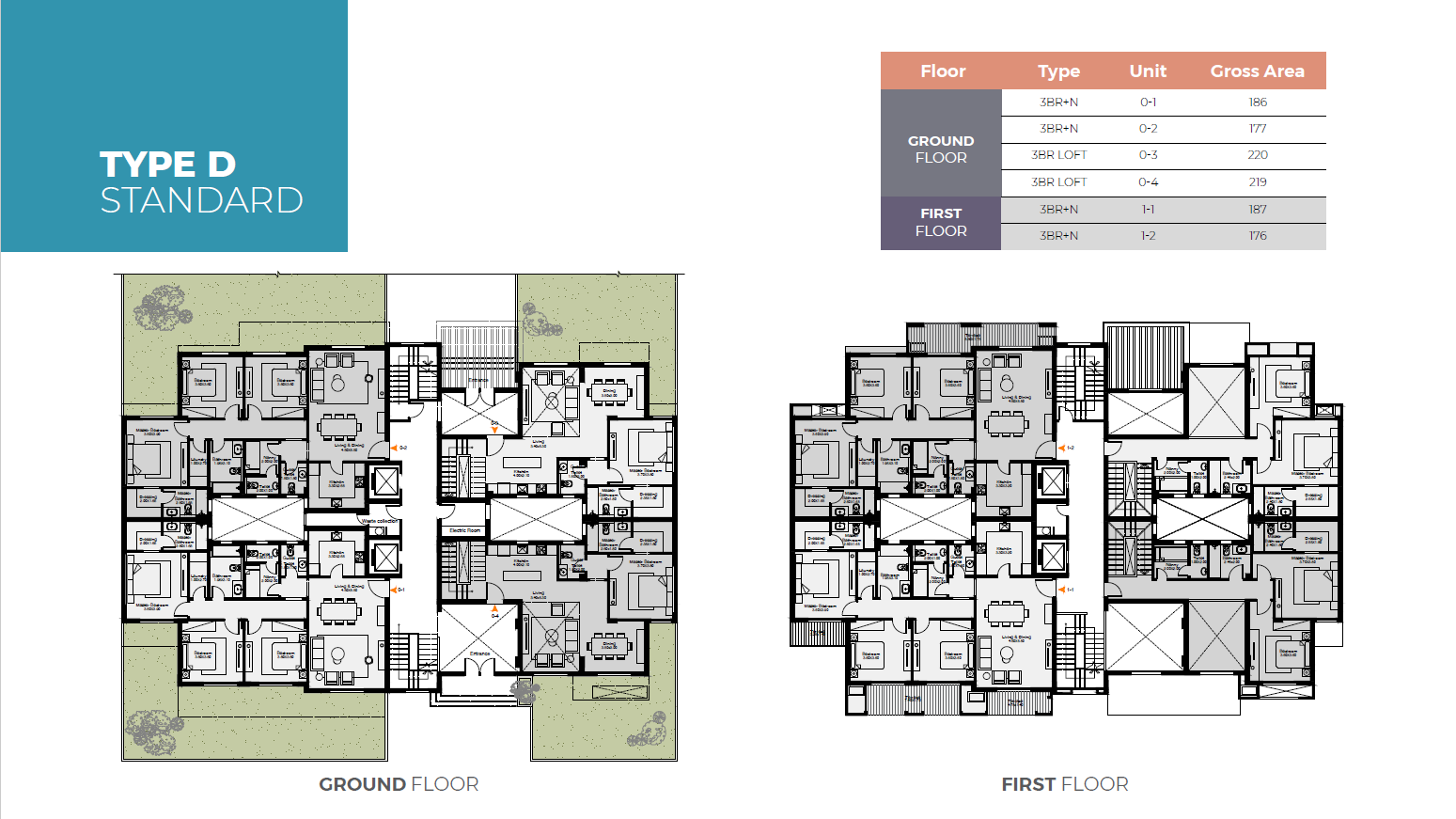 Floor plan for apartment at O West Orascom