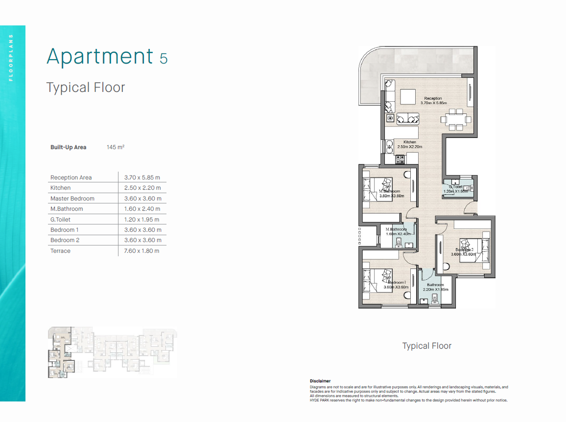 Floor plan for chalet at Hyde Park North - Seashore