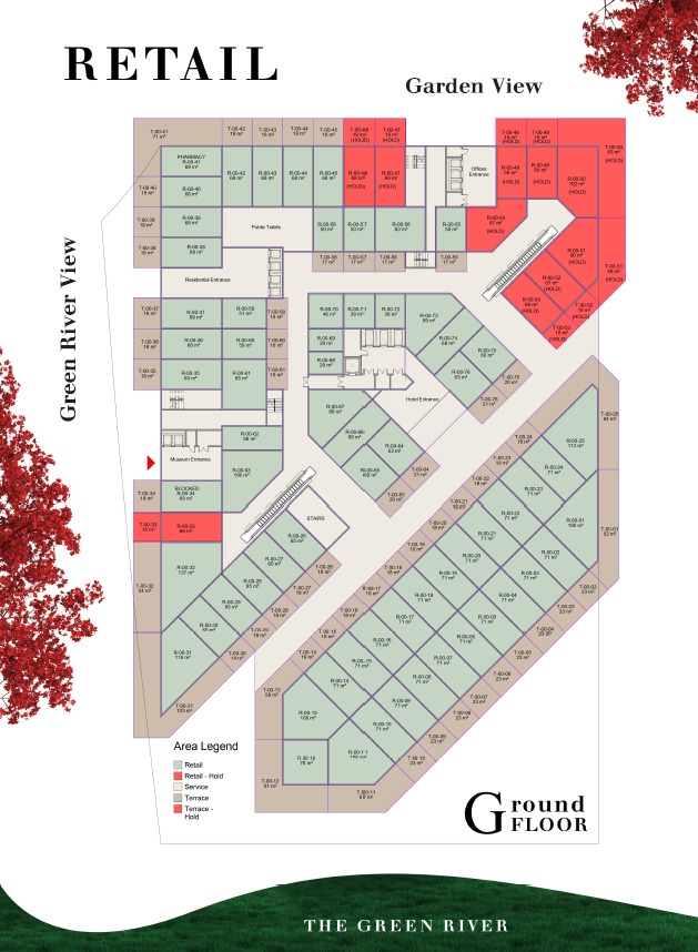 Floor plan for  at Modon Green River Tower
