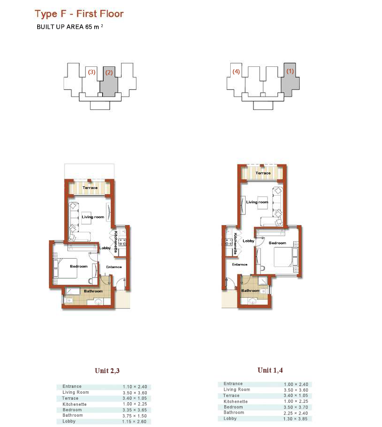Floor plan for chalet at Naia Bay-Phase 1