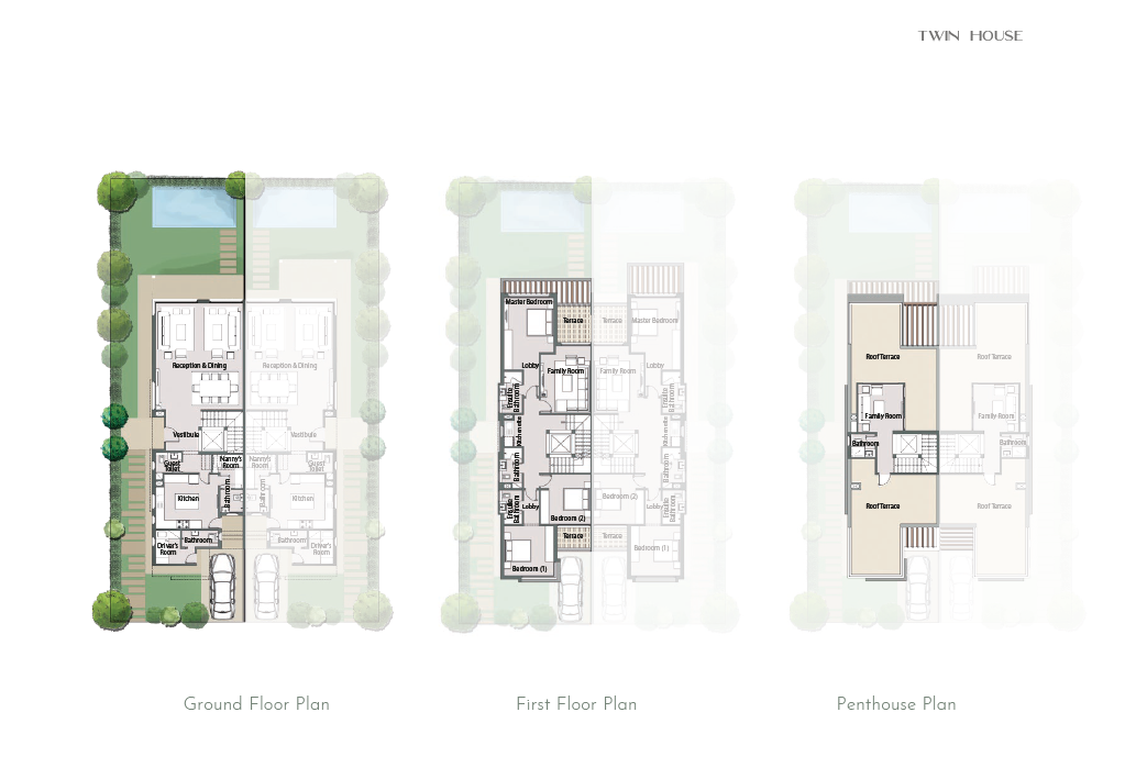 Floor plan for  at Palm Hills New Cairo