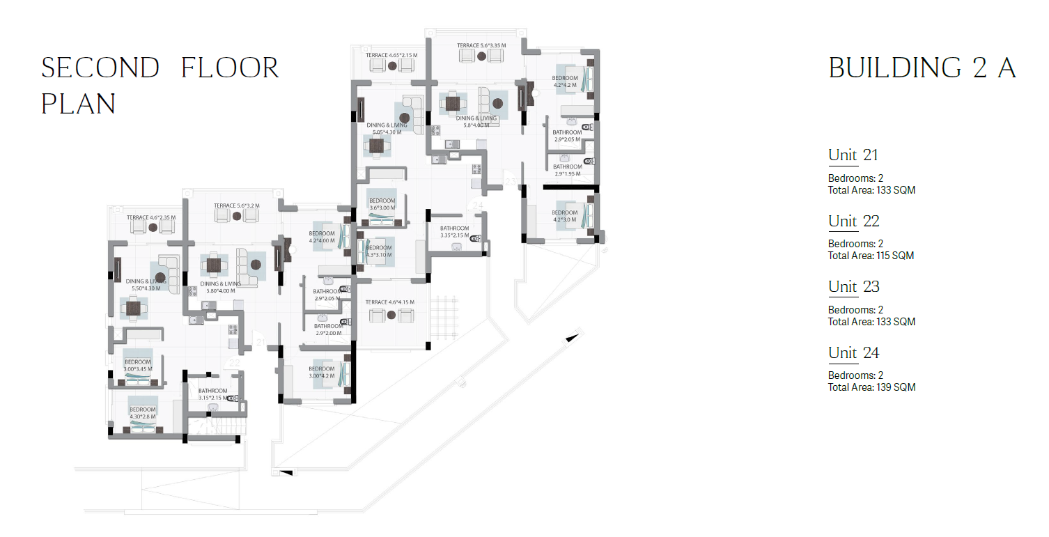 Floor plan for apartment at Soma Breeze
