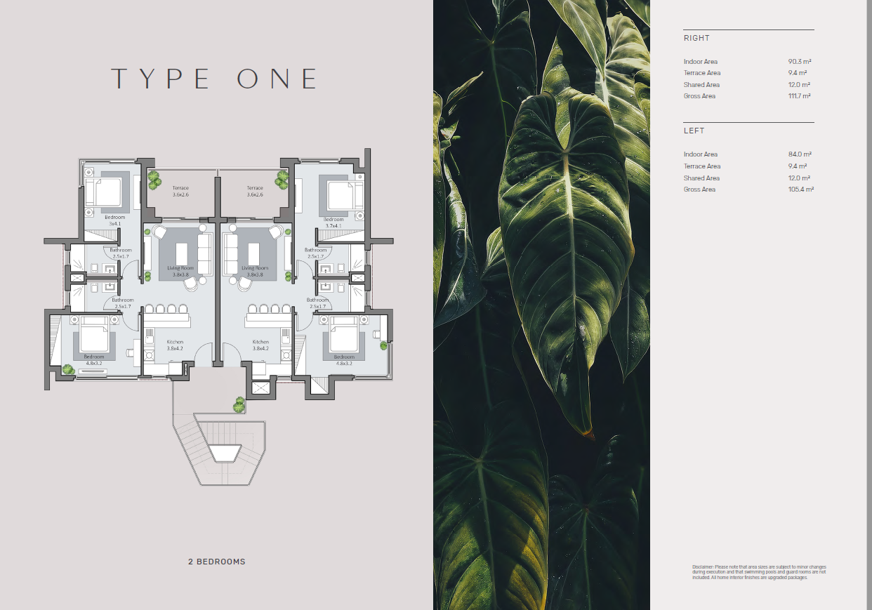 Floor plan for apartment at Reef Town