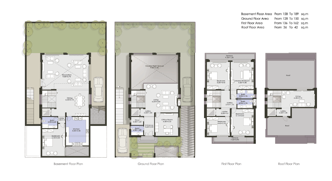 Floor plan for villa at El Patio Casa