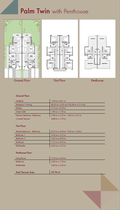 Floor plan for  at Palm Hills Alexandria