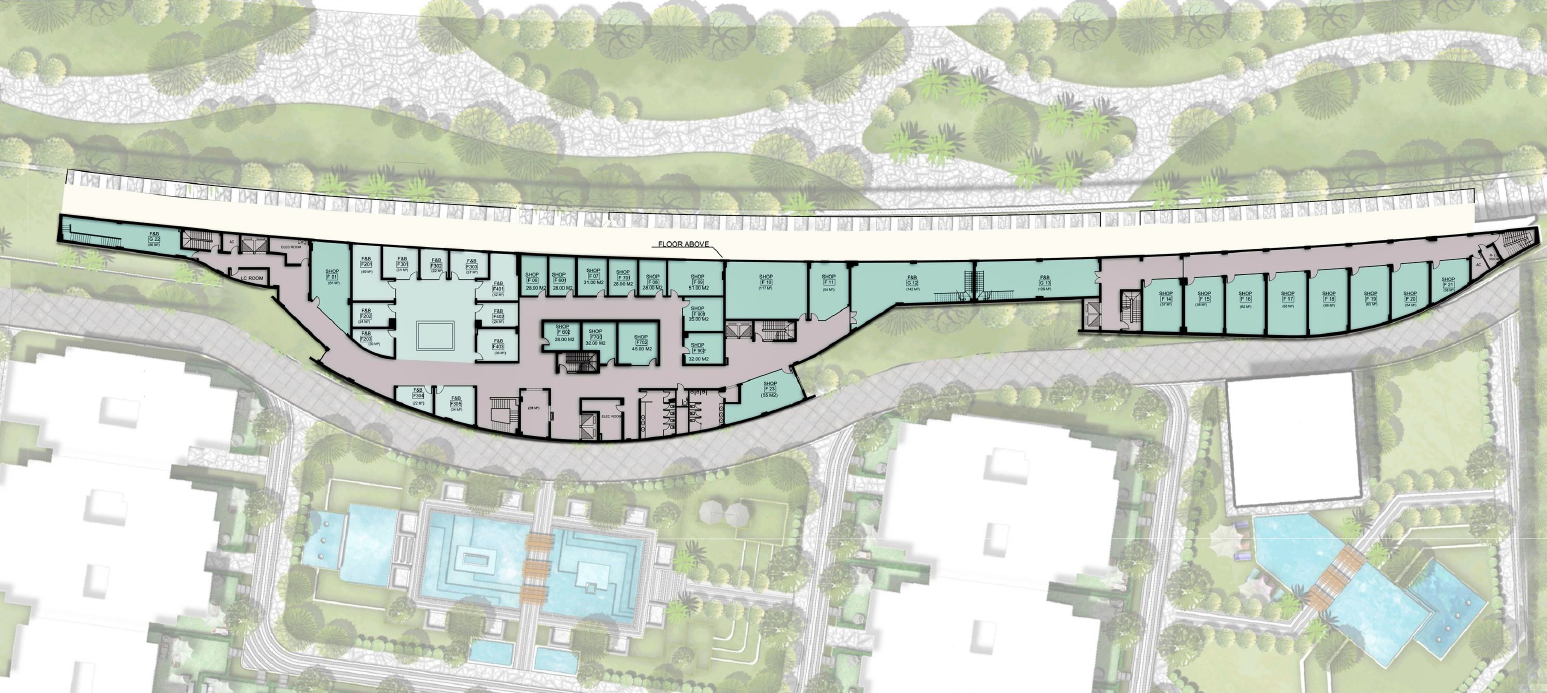 Floor plan for  at De joya 1 strip mall