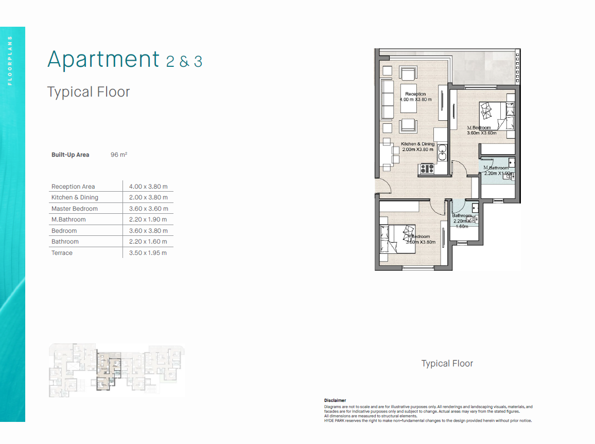 Floor plan for chalet at Hyde Park North - Seashore