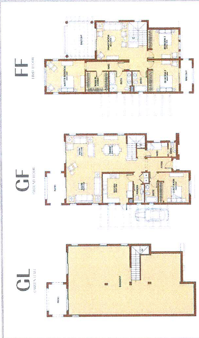 Floor plan for villa at Uptown Cairo