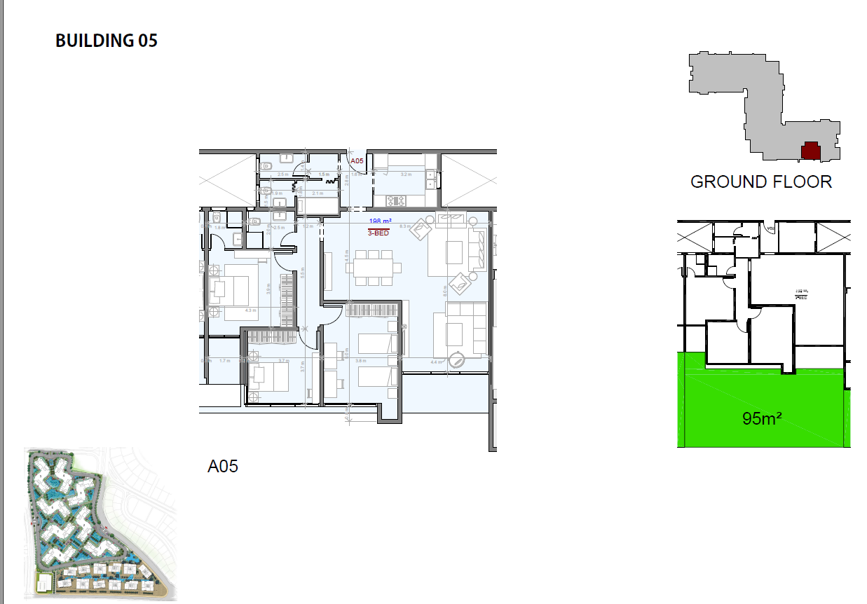 Floor plan for apartment at The View Waterway