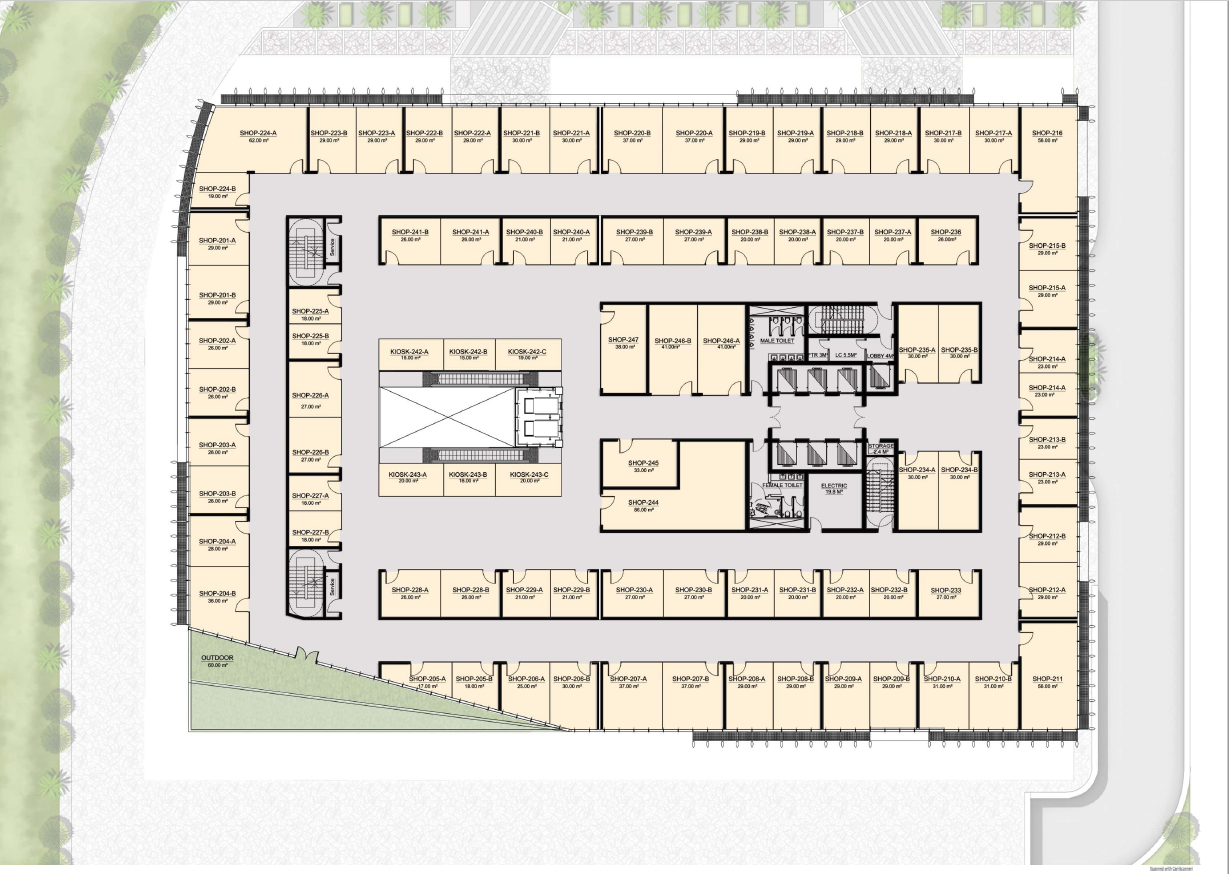 Floor plan for  at Taj Tower