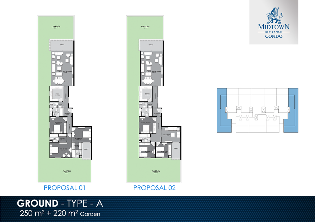 Floor plan for apartment at Midtown condo