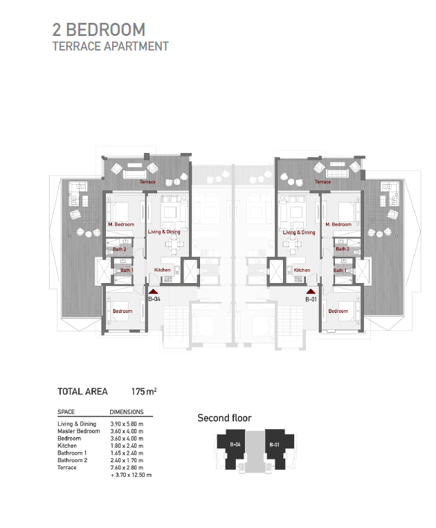 Floor plan for chalet at Azha