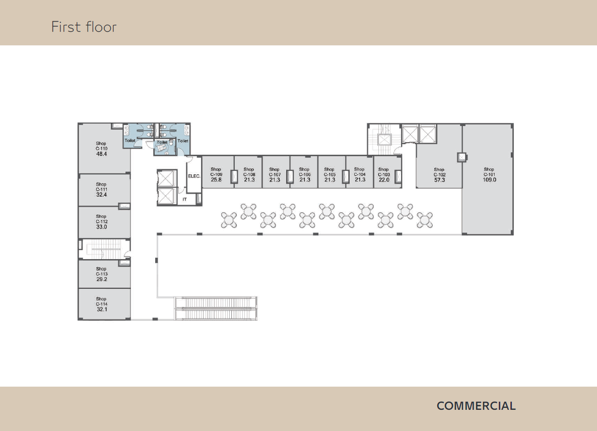Floor plan for  at Dorado