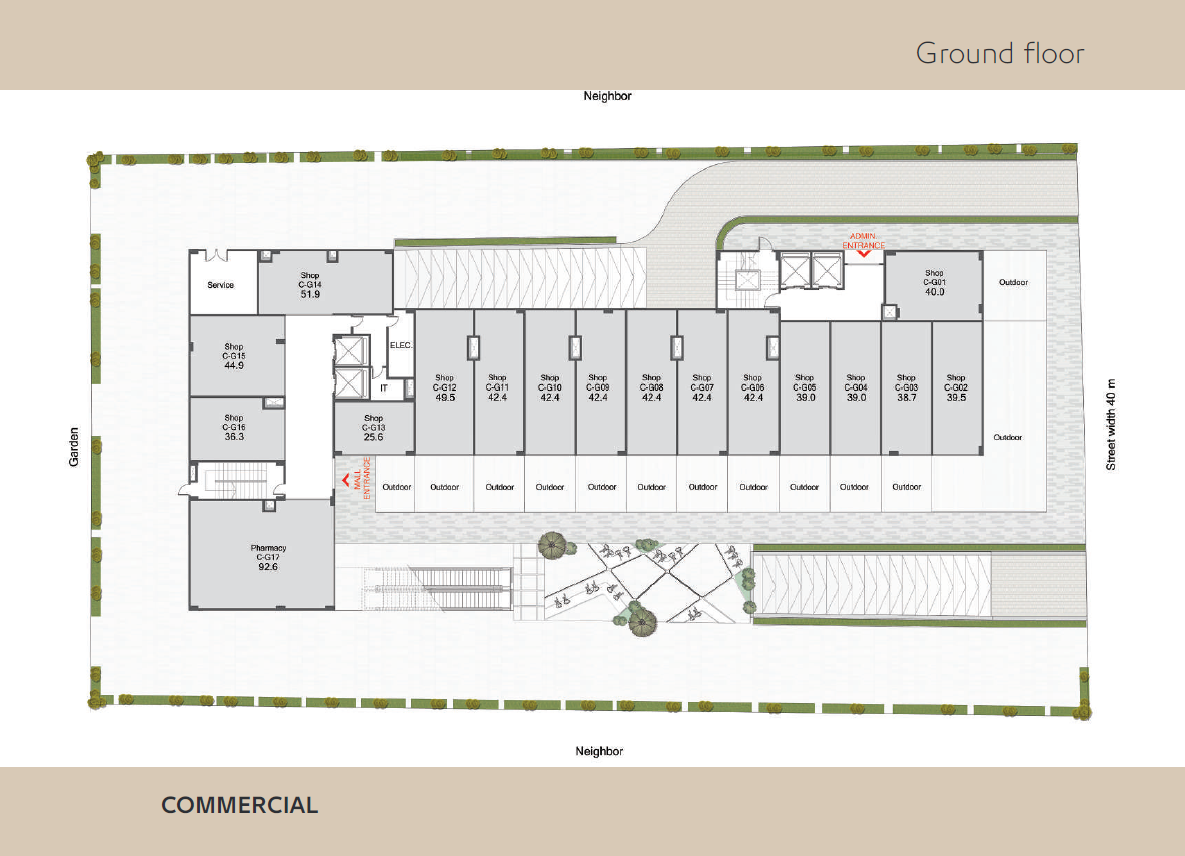 Floor plan for  at Dorado