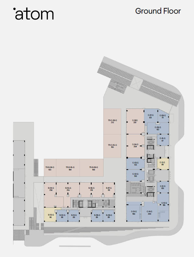 Floor plan for  at Atom