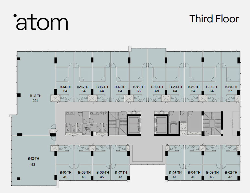 Floor plan for  at Atom