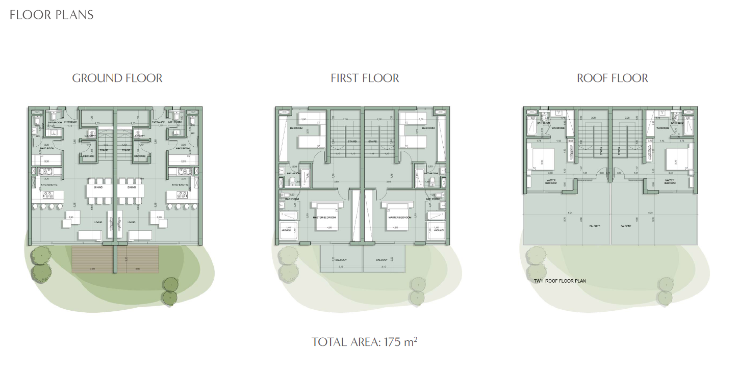 Floor plan for  at Il Monte Galala