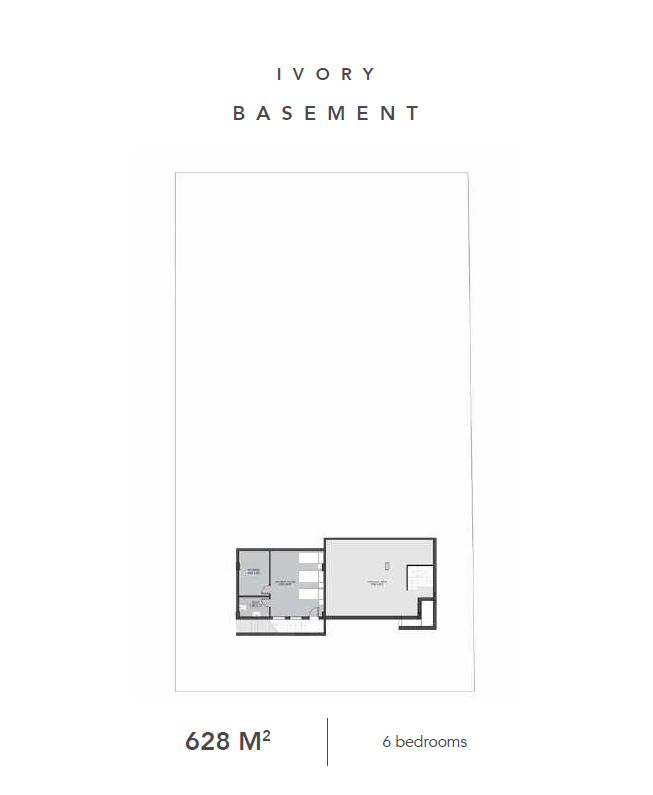 Floor plan for villa at Direction White