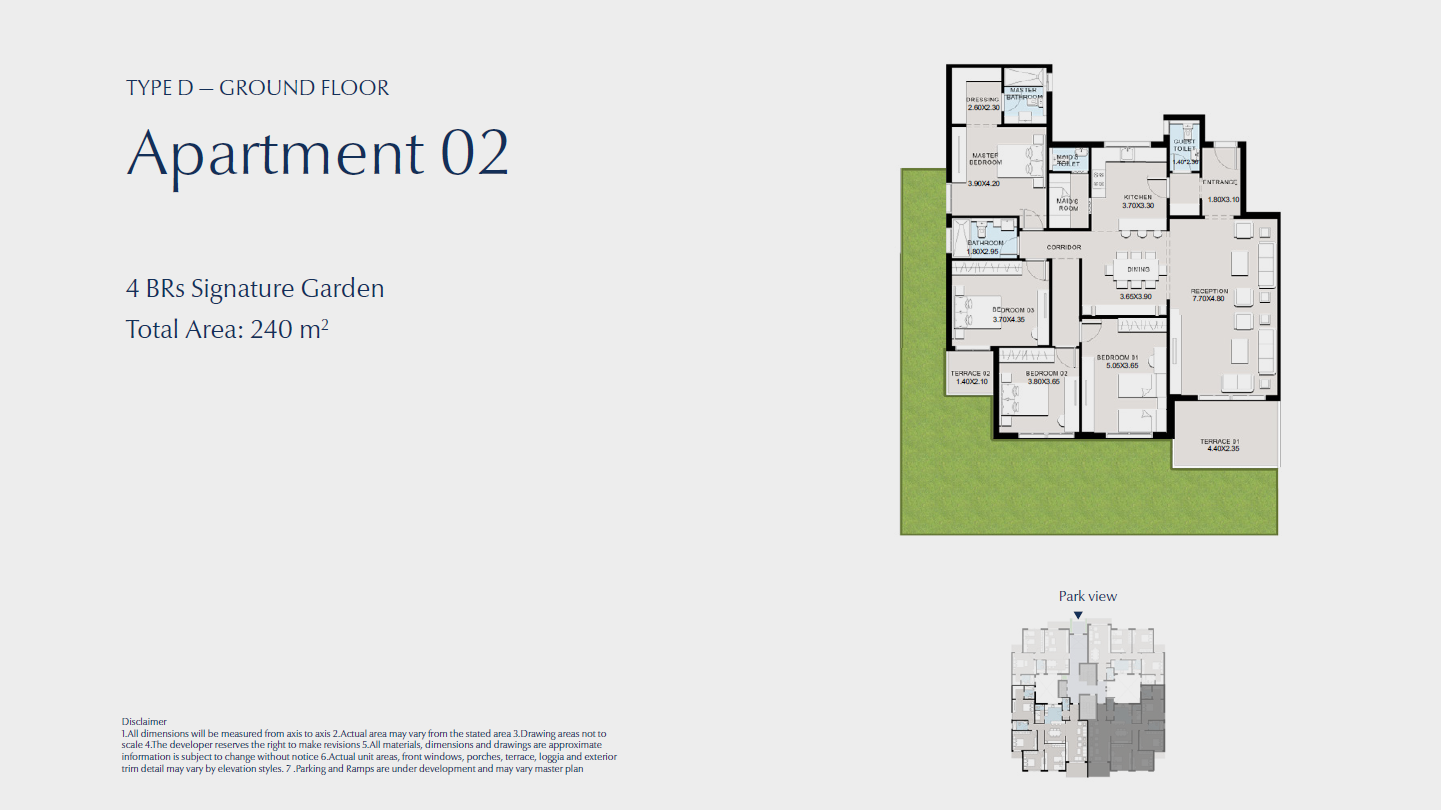 Floor plan for apartment at Bluetree