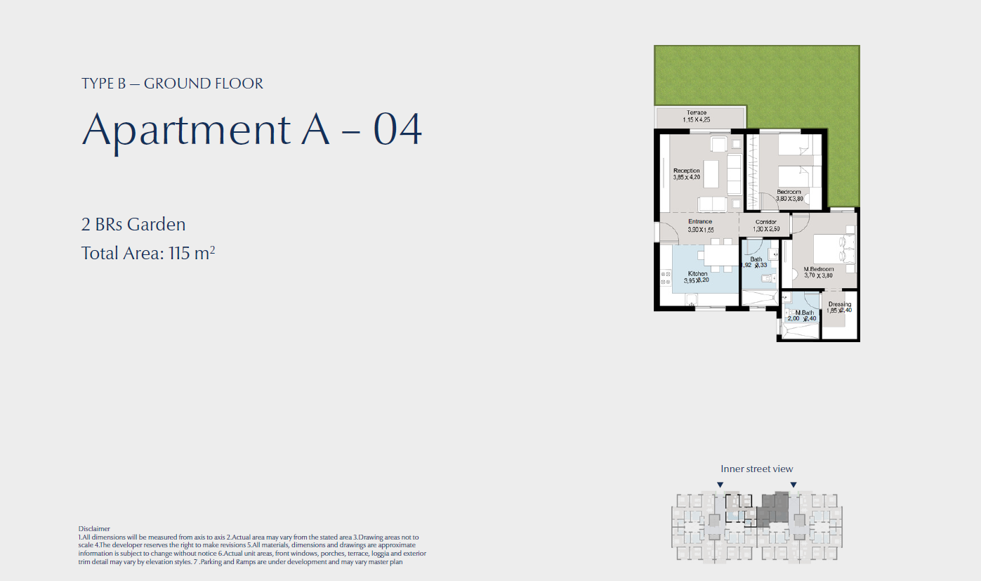 Floor plan for apartment at Bluetree