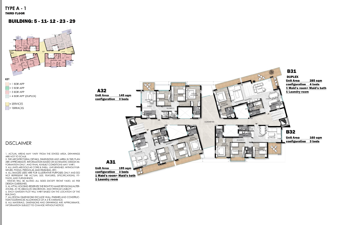Floor plan for apartment at Leaves