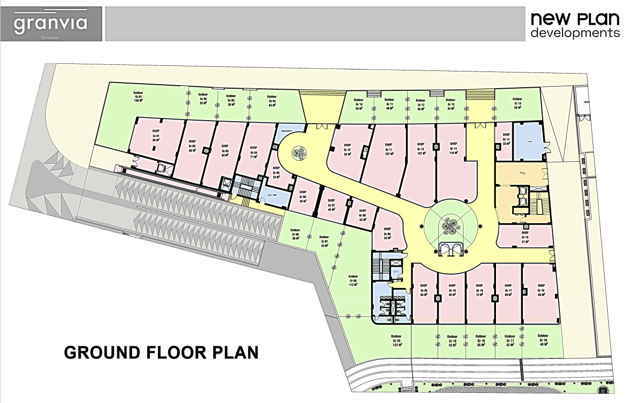 Floor plan for  at Granvia Mall Serrano