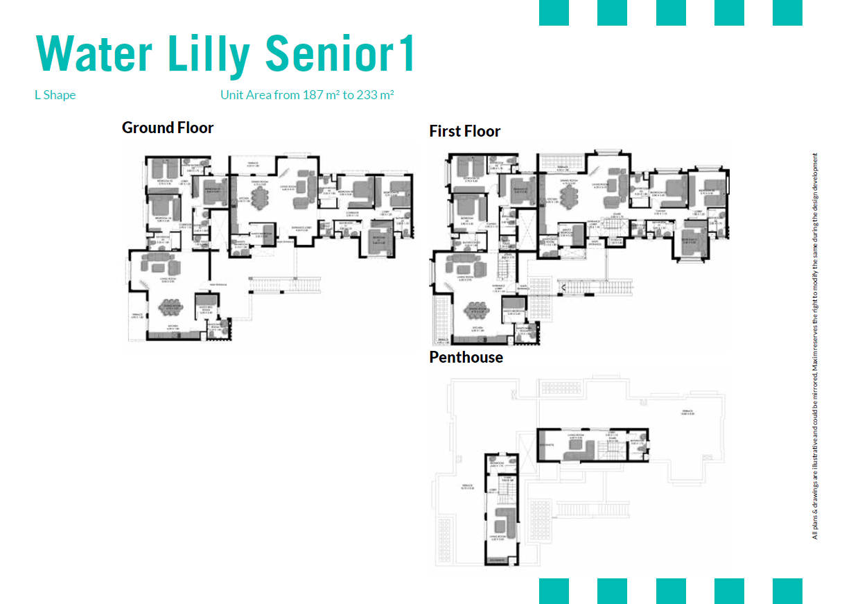 Floor plan for chalet at Bo Island