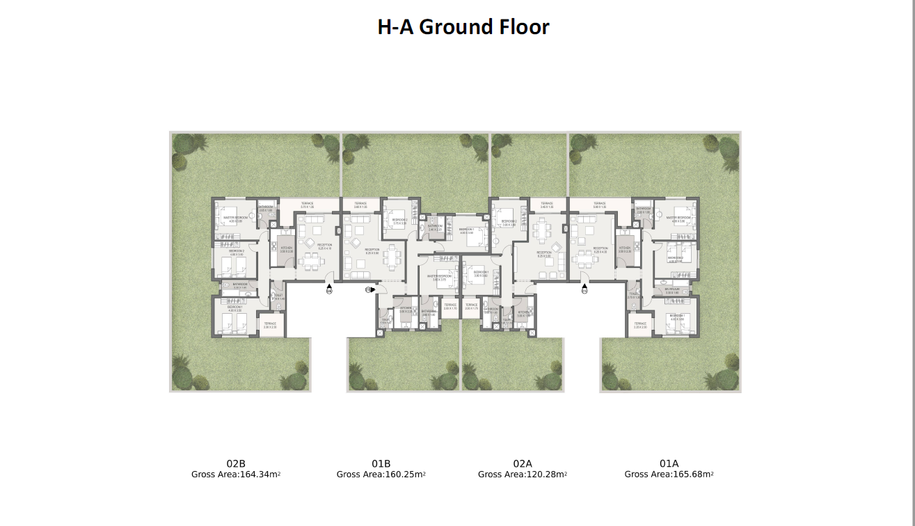 Floor plan for apartment at Sarai